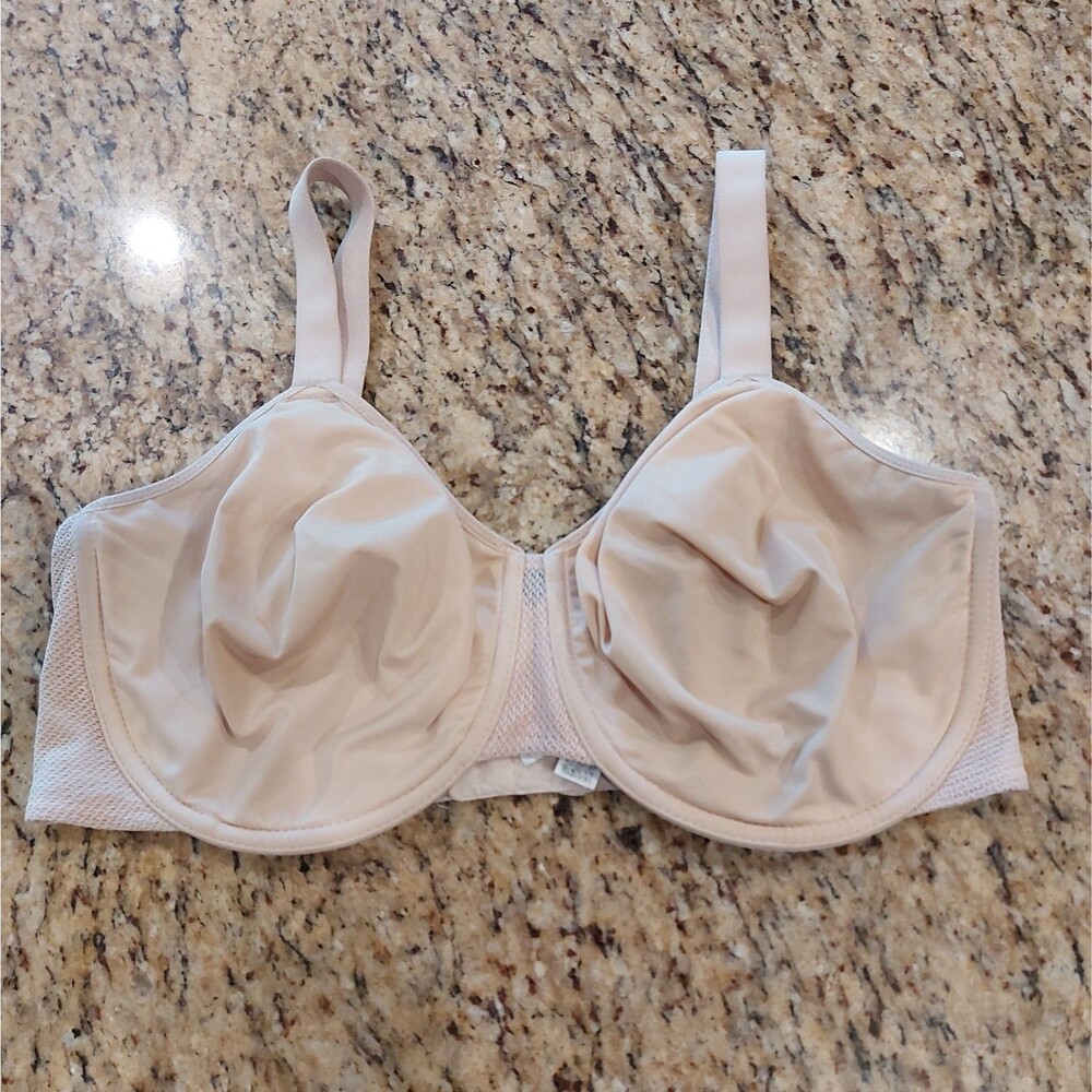 Wacoal 855378 Keep Your Cool Underwire Bra Size 38G Sand/Beige/Nude Unlined